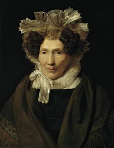 Old woman with white ribbon hood, 1832. Creator: Ferdinand Georg Waldmuller.