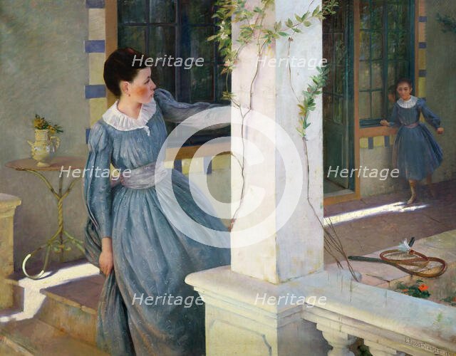 Hide and seek, 1890. Creator: Rosset-Granger, Édouard (1853-1934).