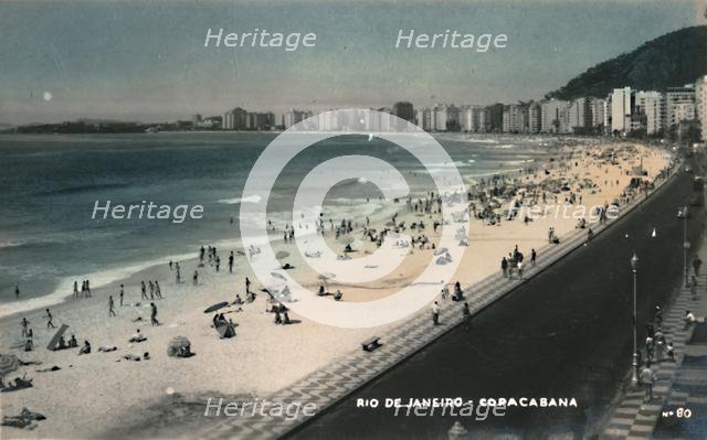 'Rio de Janeiro - Copacabana', c1950s.  Creator: Unknown.