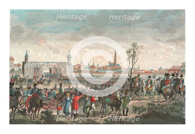 Entry of the French into Vienna, 14 November 1805, (c1850). Artist: Francois Pigeot.