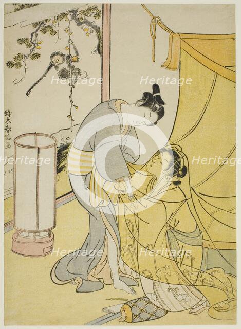 Lovers Parting at Dawn, c. 1767/68. Creator: Suzuki Harunobu.