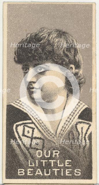 From the Actresses series (N57) promoting Our Little Beauties Cigarettes for Allen & Ginte..., 1890. Creator: Allen & Ginter.
