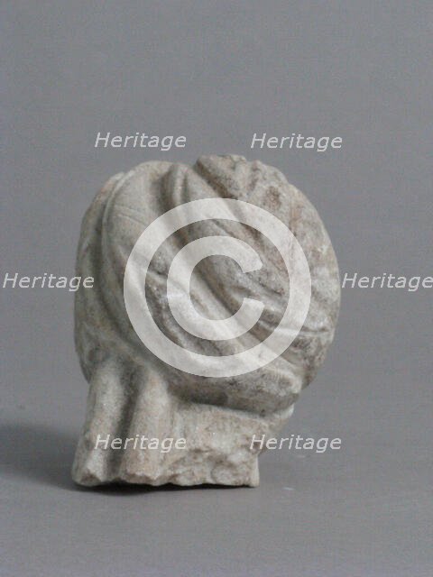 Fragment of the Knot of a Tunic, Coptic, 4th-7th century. Creator: Unknown.