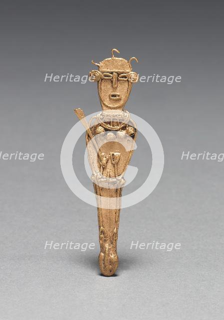 Tunjos (Votive Offering Figurine), c. 900-1550. Creator: Unknown.