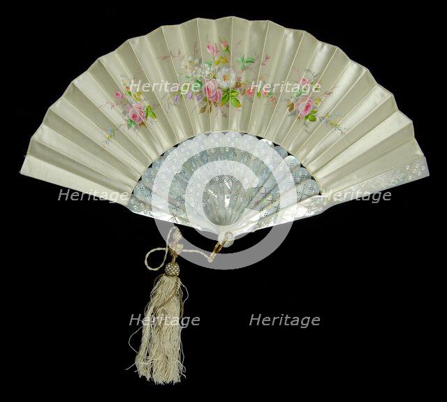 Fan, American, 1880-89. Creator: Unknown.