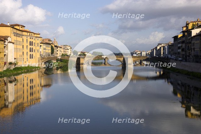 Arno River, Florence, Italy. Artist: Samuel Magal