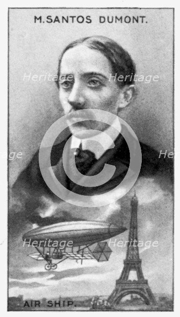 Alberto Santos-Dumont, Brazilian pioneer of aviation, (c1924). Artist: Unknown