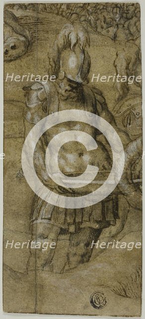 Roman Soldier, c.1545. Creator: Paolo Farinati.