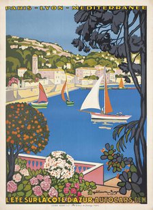 L'été sur la Côte d'Azur, 1926. Creator: Roger, Guillaume Georges (1867-1942).