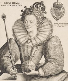 Queen Elizabeth I, 1592. Creator: Crispijn de Passe I.