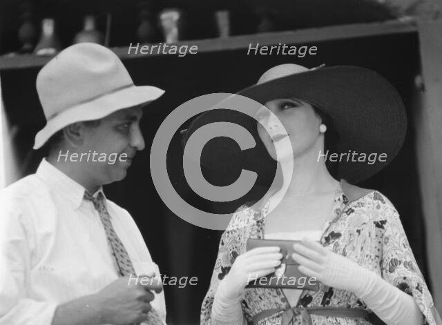 Goodall, Yette and Ludig Stern, portrait photograph, 1927 Creator: Arnold Genthe.