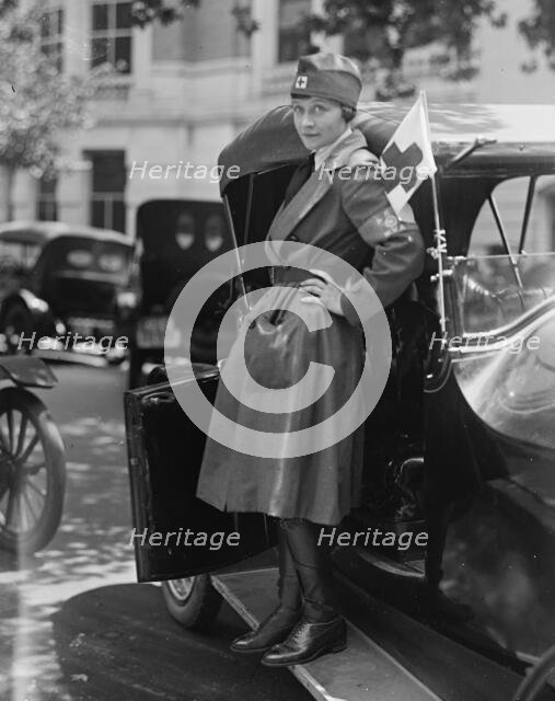 Red Cross Motor Corps - Groups, 1917. Creator: Harris & Ewing.