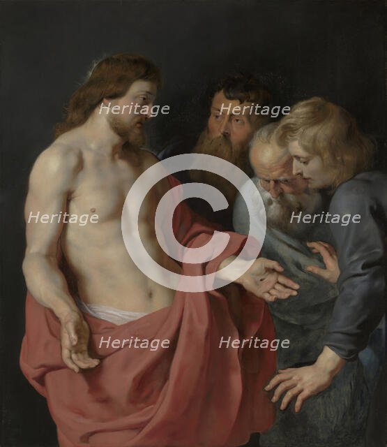 The Incredulity of Thomas, 1613-1615. Creator: Peter Paul Rubens.