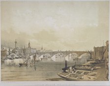 London Bridge, 1852. Artist: William Simpson