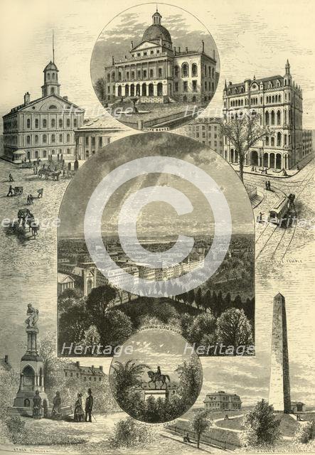 'Boston Scenes', 1874.  Creator: John Douglas Woodward.