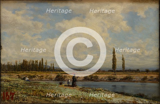 Vichy, Banks, Noon, 1870.