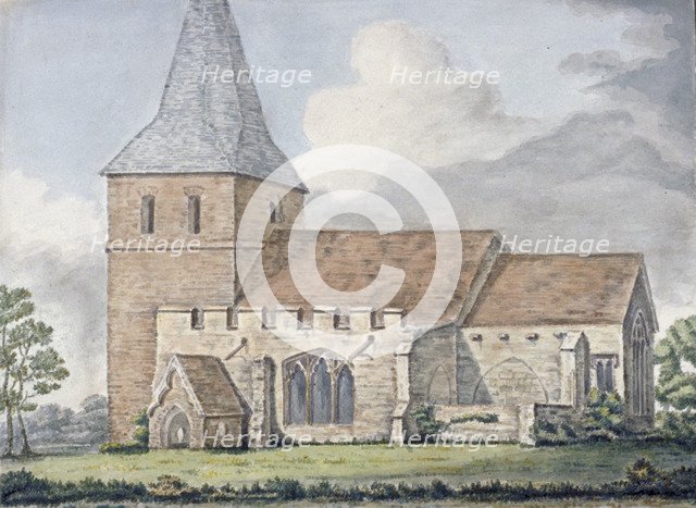 Church of St John the Baptist, Mucking, Essex, 1798. Artist: Anon