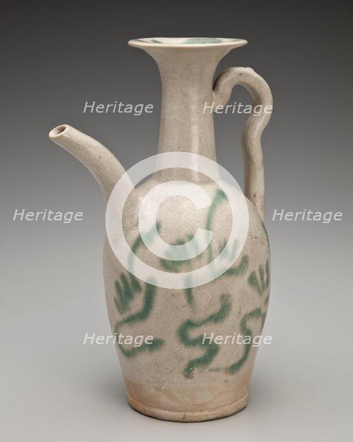 Ewer with turquoise design, 900s. Creator: Unknown.