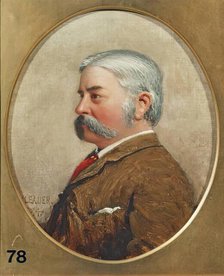 Benjamin Williams Leader, Self Portrait, 1884. Creator: Benjamin Williams Leader.