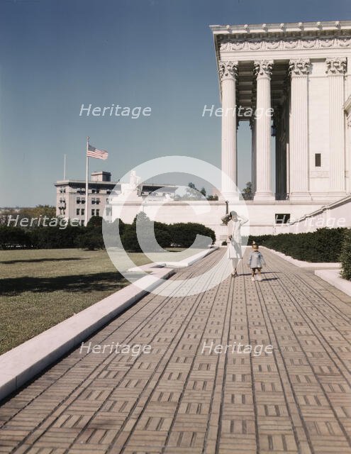 U.S. Supreme Court Building, Washington, D.C., 1943. Creator: Unknown.