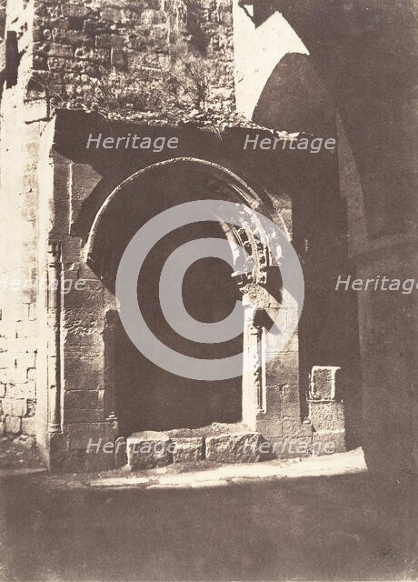 Jérusalem, Fontaine Arabe, 1, 1854. Creator: Auguste Salzmann.