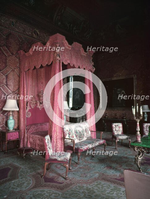 The State Bedroom, Chatsworth House, Derbyshire, c1955. Creator: Arthur Charles Kirby Ware.