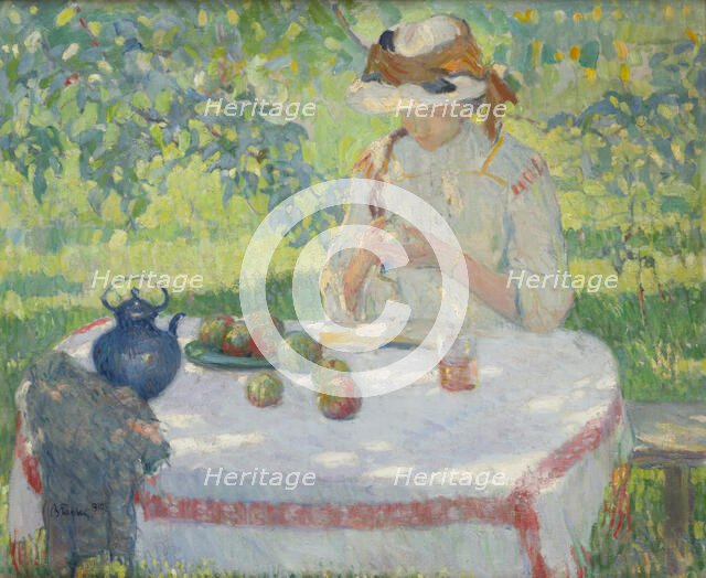 In the Garden, 1910. Creator: Wlodzimierz Blocki.