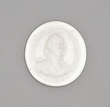 Cameo with Portrait of Oliver Cromwell, Burslem, Late 18th century. Creator: Wedgwood.