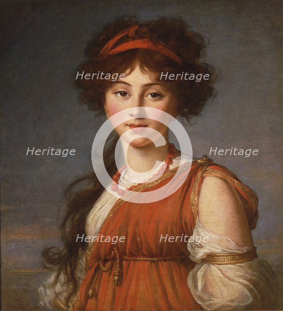 Varvara Ivanovna Naryshkina, née Ladomirsky (1785-1840), 1800. Artist: Vigée-Lebrun, Marie Louise Elisabeth (1755-1842)