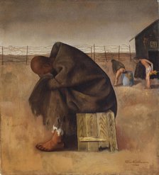 In the Camp, 1940. Creator: Nussbaum, Felix (1904-1944).