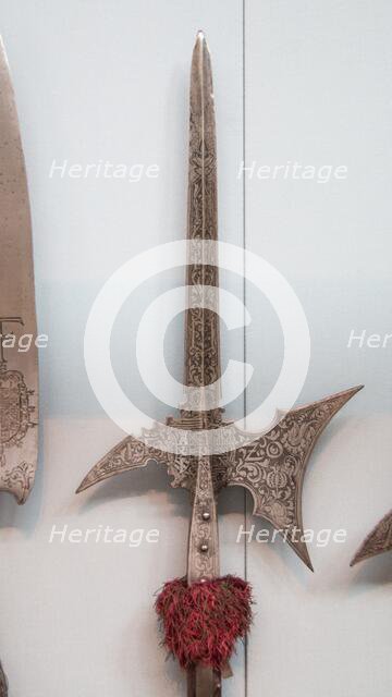 Halberd of Archduke Ferdinand II of Austria (1578-1637, Emperor from 1619), German, dated 1598. Creator: Unknown.