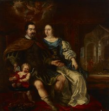 Portrait of a Married Couple, 2nd half of 17th century. Creator: Jurgen Ovens.