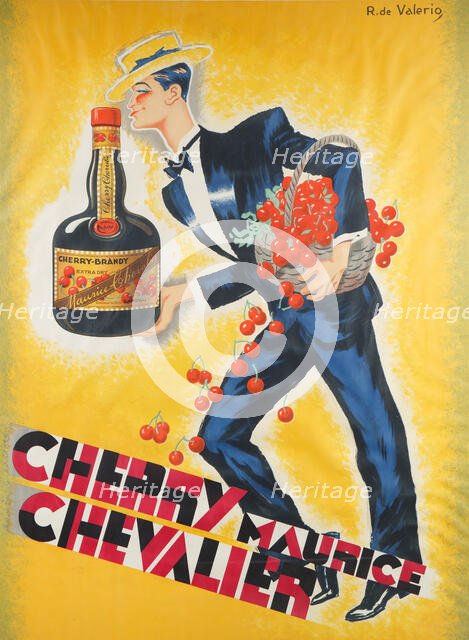 Cherry Maurice Chevalier, c. 1930. Creator: Valerio, Roger de (1886-1951).
