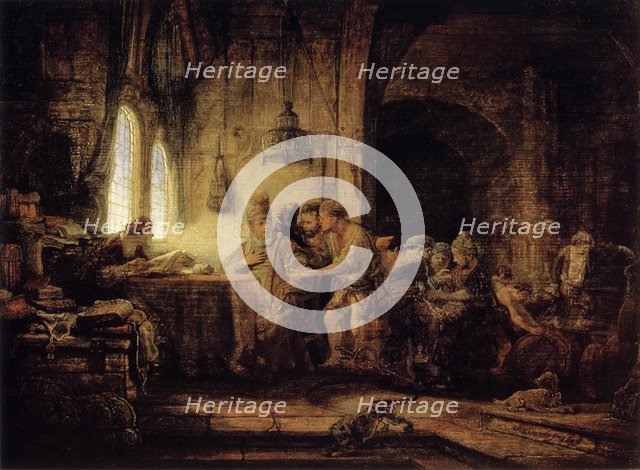 'The Parable of the Labourers in the Vineyard', 1637. Artist: Rembrandt Harmensz van Rijn    