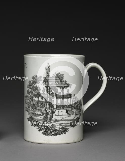 Mug, c. 1760. Creator: Worcester Porcelain Factory (British).