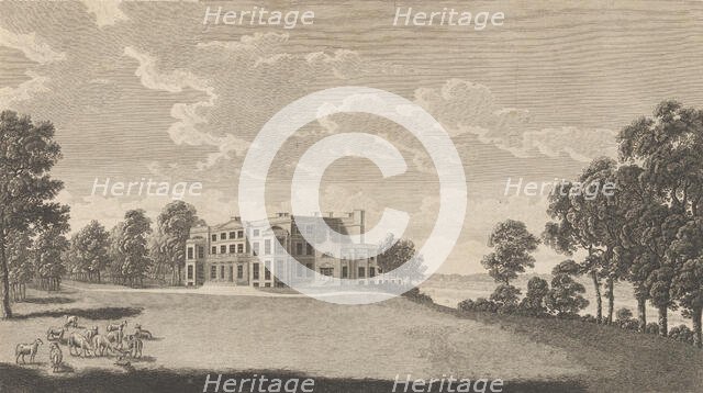 Belvidere House, near Erith, in the County of Kent, from Edward Hasted's, The History a..., 1777-90. Creator: Richard Bernard Godfrey.