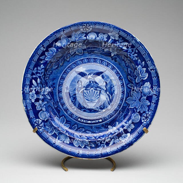 Plate, c. 1829. Creator: Unknown.