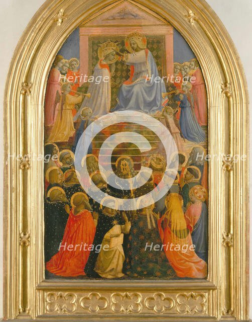 The Coronation of the Virgin, ca 1430. Creator: Angelico, Fra Giovanni, da Fiesole (ca. 1400-1455).