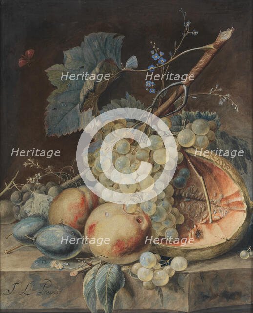 Still Life with Fruit. Creator: Jean Louis Prévost.