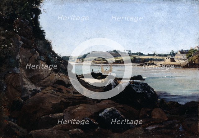 'The Channel of l'ile Tristan', 1873. Artist: Emmanuel Lansyer