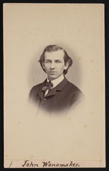 Portrait of John Wanamaker (1838-1922), Between 1864 and 1866. Creator: Charles H Spieler.