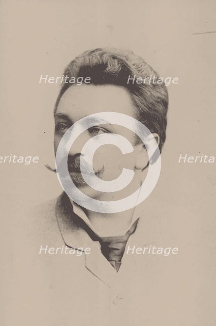 Portrait of the composer Eugen Hildach (1849-1924). Creator: Höffert (1832-1903).