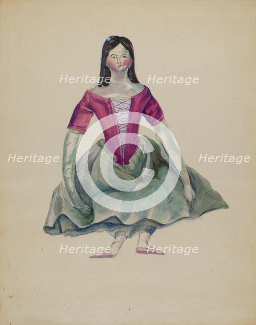 Doll, c. 1936. Creator: Mina Lowry.