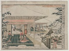 Chushingura: Act IX (from the series Perspective Pictures for The Treasure House of Loyalty), c. 179 Creator: Kitao Masayoshi (Japanese, 1761-1824).