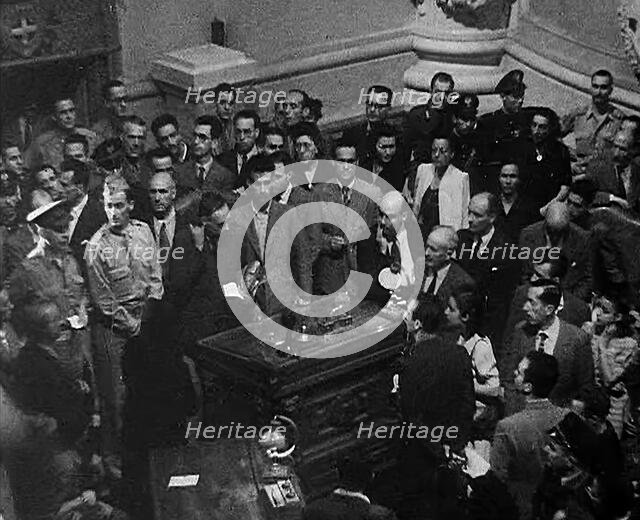 A Trial of Leading Fascists, 1944. Creator: British Pathe Ltd.