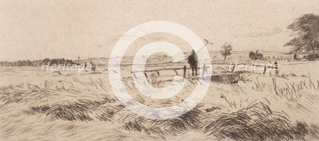 Landschaft (Landscape), 1885-1905. Creator: Sion Longley Wenban.