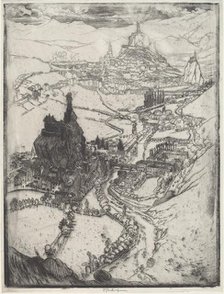 Le Puy, 1894. Creator: Joseph Pennell.