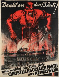 Remember July 15th!, 1930. Creator: Ledl, Rudolf (1887-1945).