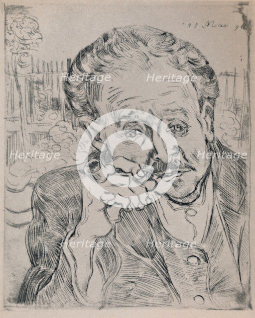 'Portrait of Dr. Gachet', c.1890, (1946). Artist: Vincent van Gogh.