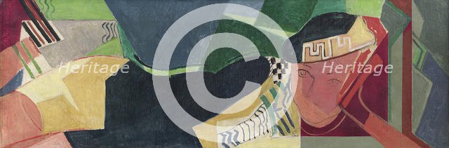 Lying woman, ca 1931. Creator: Moll, Oskar (1875-1947).